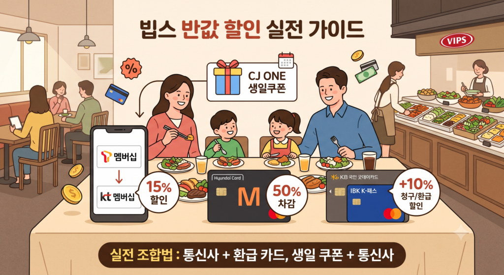 빕스 할인 방법